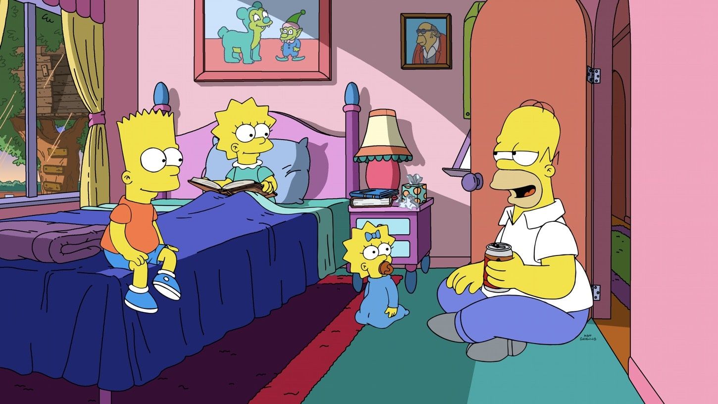 Animación moderna en la temporada 32 de Los Simpson