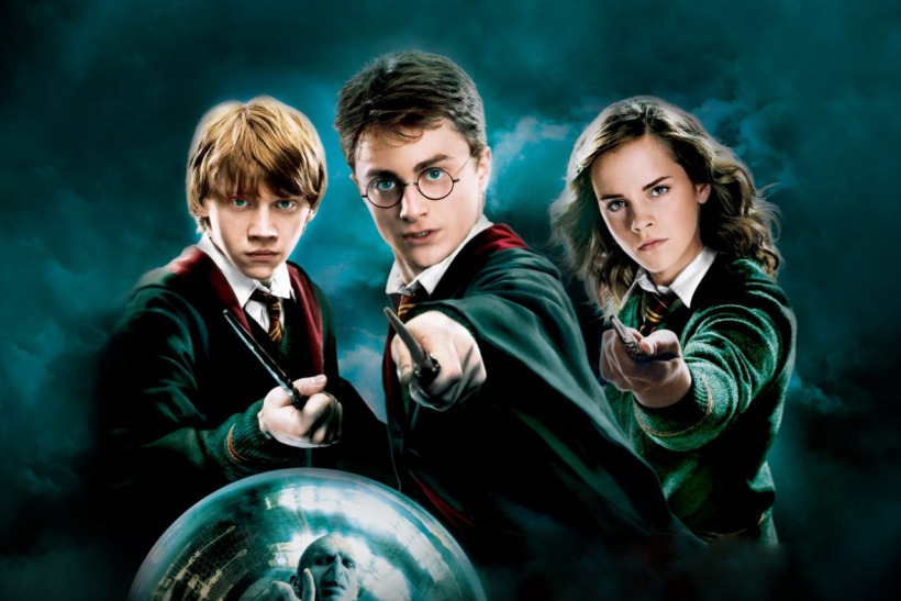 El trío protagonista de la saga 'Harry Potter'