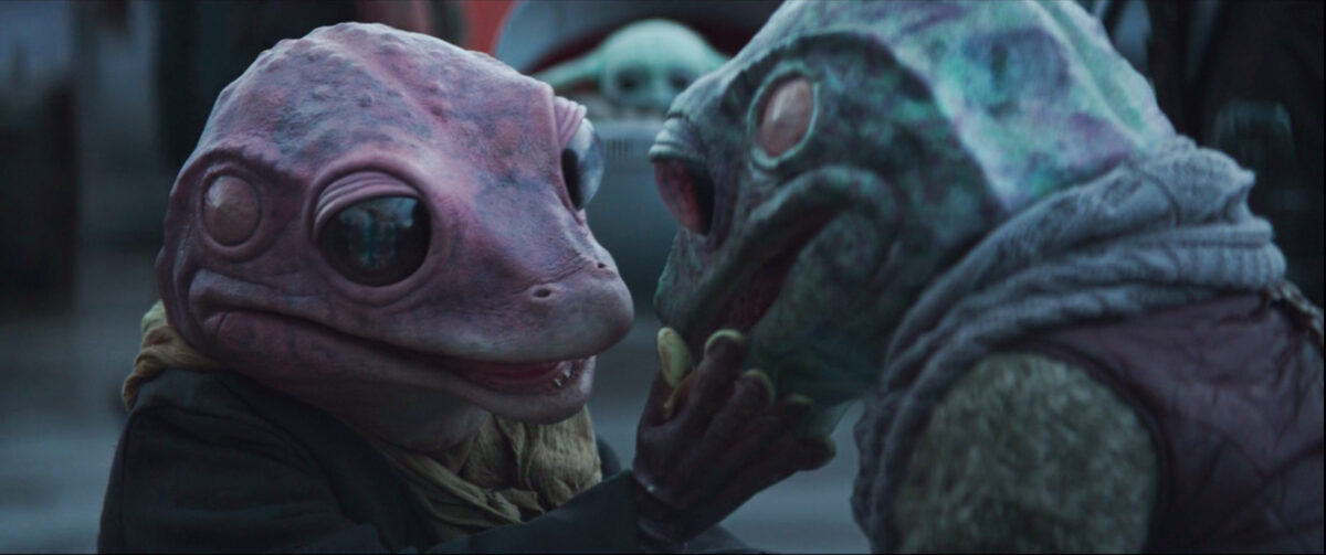 Frog Lady en la serie de acción real de Star Wars