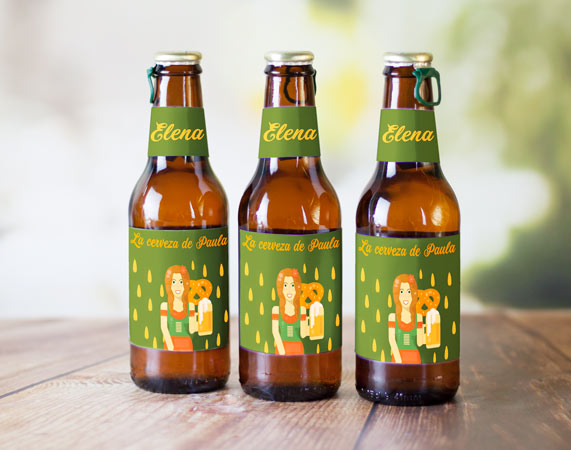 Cerveza personalizada "Dirndl"