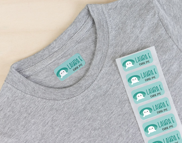 Etiquetas para la ropa de los más pequeños