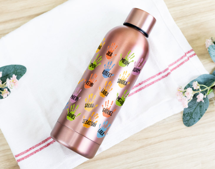 Una botella VIP personalizada de lo más emocionante para el profe