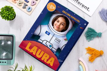 Muñeco astronauta personalizado con caja
